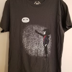 Big Hiro Six 6 Disney shirt Baymax Size Medium